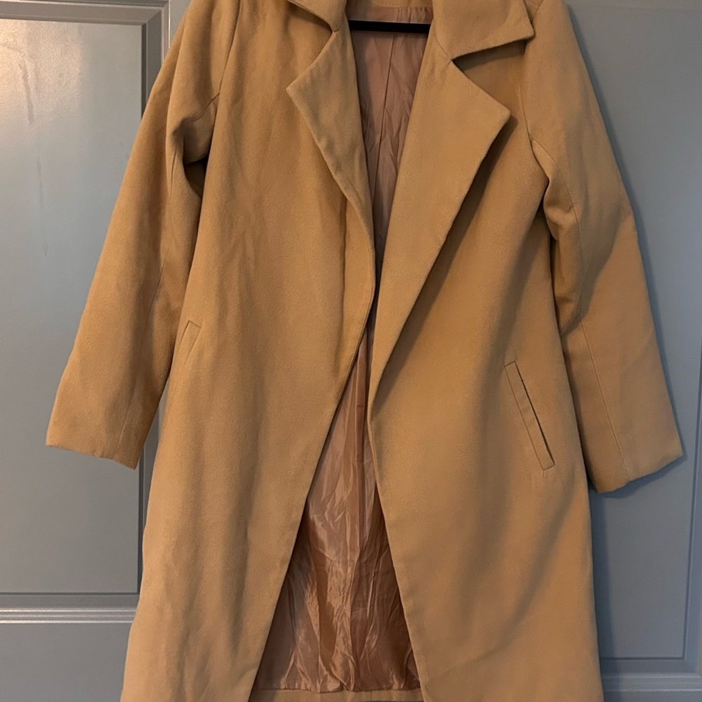 Fashion Nova Classic Tan Trench Coat